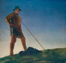 Der Hirte hört die Kanonen bei Tagesanbruch, um 1910, um 1932