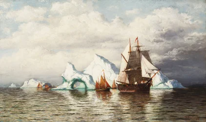 Unter den Eisbergen, Küste in Labrador