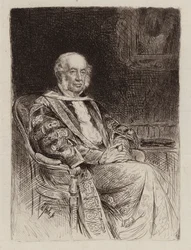 John Inglis von Glencorse, Lord Justice General von Schottland, Kanzler (Gravur)