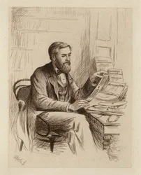 Julius Eggeling, Professor für Sanskrit und Vergleichende Philologie (Gravur)