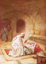 Jesus erweckt die Tochter des Jairus
