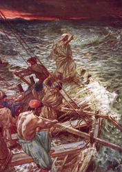 Jesus stillt den Sturm