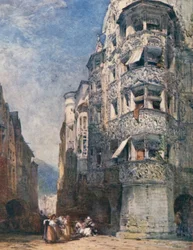 Eine Straße in Innsbruck