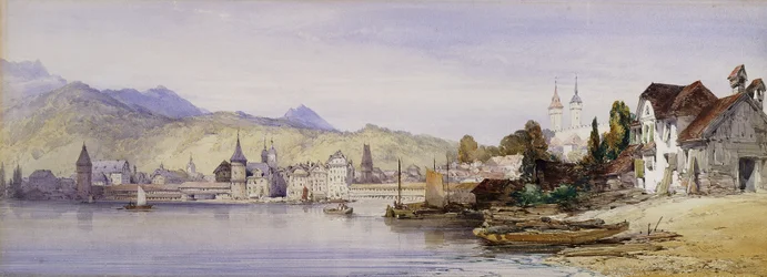 Luzern vom See aus, 1862