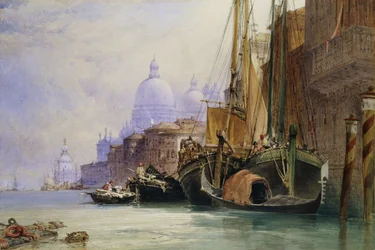 Santa Maria della Salute und der Canal Grande, Venedig