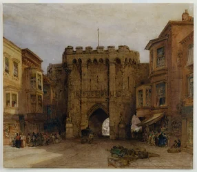 Das Bar Gate, Southampton, 1888