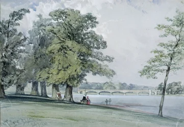 Ansicht auf die Serpentine, Hyde Park
