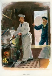 Schiffskoch, um 1890-1893