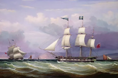 Schiff Helen von 330 Tonnen Register, gebaut in Greenock im Jahr 1819