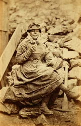 Arbeiter der Tredegar Eisenwerke, Wales