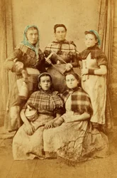 Arbeiter aus den Tredegar Eisenwerken, Wales