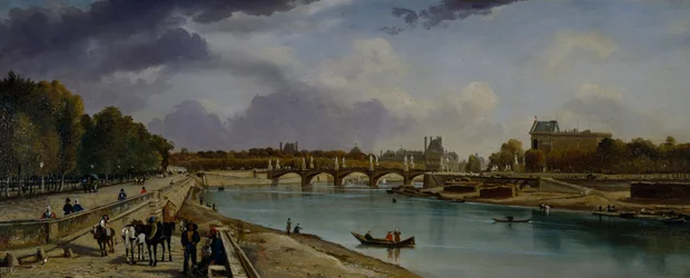Die Seine unterhalb von Paris, ca. 1825-35