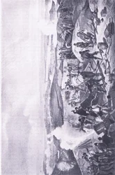 Sewastopol: Ein heißer Tag auf den Batterien, Illustration aus British Battles on Land and Sea, 1915