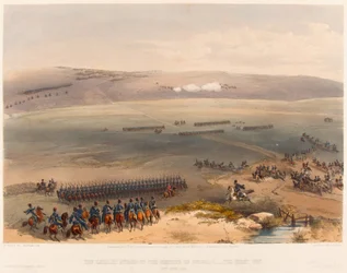 ?Das Kavalleriegefecht auf den Höhen von Bulganak - die erste Kanone. 19. September 1854?, 1855
