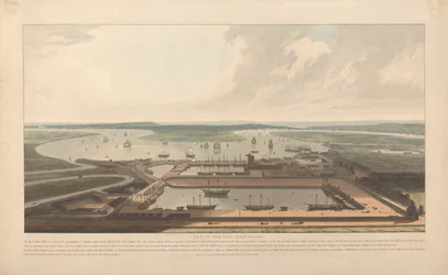 Ansicht der Ostindien-Docks