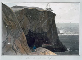 Teil des South Stack, Holyhead, Anglesey, Wales, 1829
