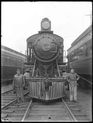 Erie Railroad Lokomotive, frontal, ca. 1911-12