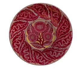 Lustre-Schlange und Gänseblümchen-Teller