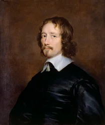 Porträt von John Hampden, englischer Politiker und Abgeordneter, Mitte des 17. Jahrhunderts