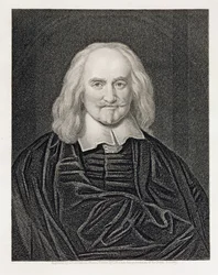 Porträt von Thomas Hobbes (1588-1679), graviert von James Posselwhite (1798-1884), veröffentlicht von William Mackenzie