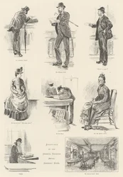 Skizzen im General Register Office, Somerset House