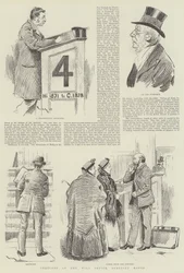 Skizzen im Testamentsbüro, Somerset House