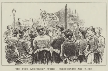 Der Streik der Dockarbeiter, Liebste und Ehefrauen