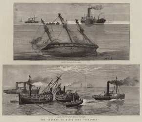 Der Versuch, die HMS Eurydice zu heben