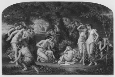 Entwaffnung des Amor, nach dem Bild in der Königlichen Sammlung