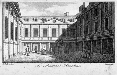 Mittlerer Hof des St. Thomas Krankenhauses, Southwark, London