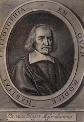 Thomas Hobbes, englischer Philosoph, um 1668 1894