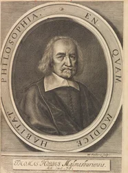 Porträt von Thomas Hobbes, 1588-1679, 1642
