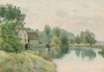 Houghton Mill an der Ouse, 1914