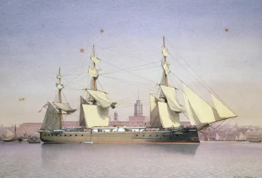 HMS Monarch in Plymouth