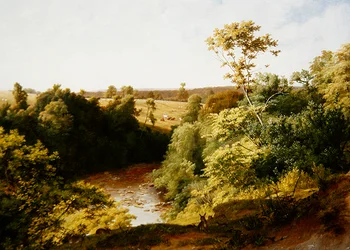 Ein Flussufer / An der Greta