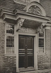 Tür, Burwash, Sussex (s/w Foto)