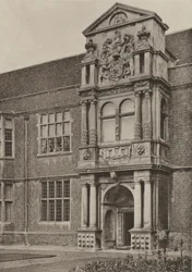 Türöffnung, Nordflügel, Cobham Hall, Kent