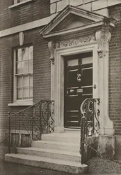 Tür, Wimborne, Dorset (s/w Foto)