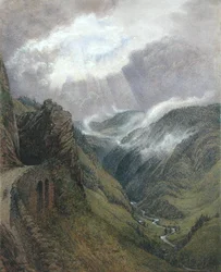 Auf Ruskins alter Straße zwischen Morez und Les Rousses, Jura