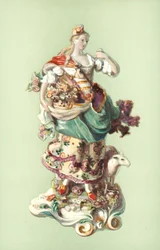 Figur einer Schäferin, Chelsea