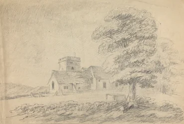 Ansicht der Kirche von Boldre