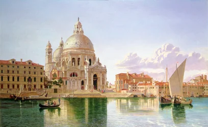 Ein Blick auf Santa Maria della Salute, Venedig