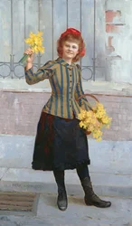 Ein Porträt von Miss Gertie Miller, 1893