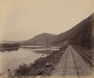 Rote Felsen in der Nähe von Allen