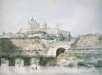 Blick auf die Stadt Smolensk, 1787
