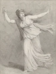 Schauspielerin Sarah Siddons in der Rolle der Euphrasia