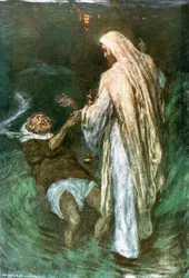 Christus geht auf dem Meer