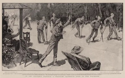 In Abwesenheit des Arztes, ein Handicap-Rennen für Verwundete