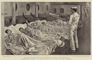 Schläfer, wacht auf!, eine Morgenszene auf der Ophir