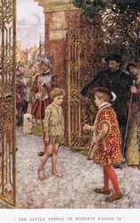 Der kleine Prinz der Armut zog vorbei
